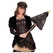 Steampunk HMS Short Jacket with Sleeves